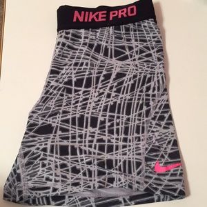 Nike patterned spandex.